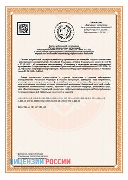 Приложение СТО 03.080.02033720.1-2020 (Образец) Балаково Сертификат СТО 03.080.02033720.1-2020