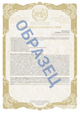 Образец Приложение к СТО 01.064.00220722.2-2020 Балаково Сертификат СТО 01.064.00220722.2-2020 